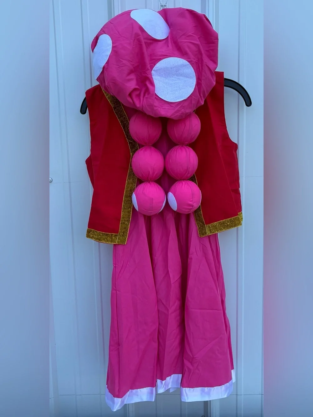 New Toadette Super Mario Bros Halloween Costume Size - 10